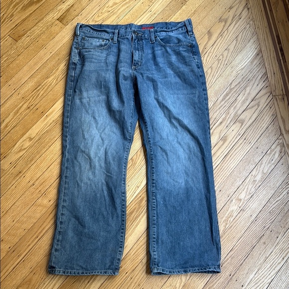 APT.9 Men’s Straight Fit Jeans Size 38x30 Medium Wash Denim 100% Cotton - Picture 1 of 11